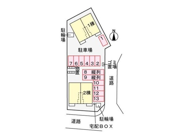 グルックスドルフⅠ(新築アパートA壬生町大師町の物件外観写真